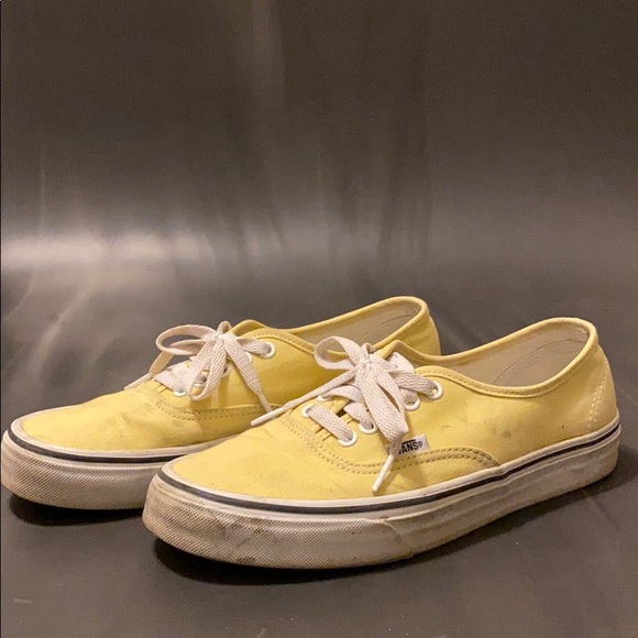 yellow authentic vans